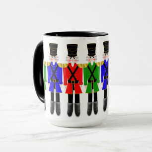 Nutcracker Mugg med Soldater i Färger