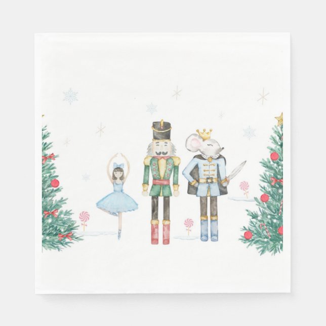 Nutcracker Napkins Pappersservett (Framsidan)