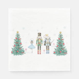 Nutcracker Napkins Pastel Pappersservett