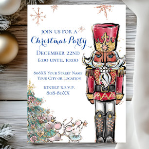 Nutcracker och Mice jul Party Inbjudningar