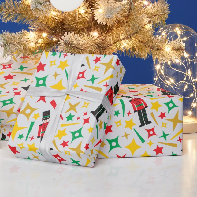 Nutcracker och Stars Jul Helgdag Guardians Presentpapper (Helgdagar)