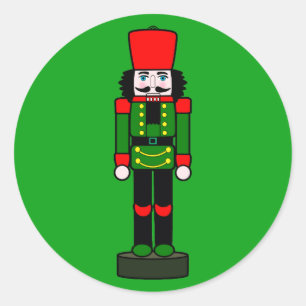 Nutcracker on Duty Runt Klistermärke