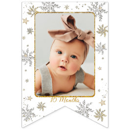 Nutcracker Onederland 1st Birthday Photo Milestone Vimplar