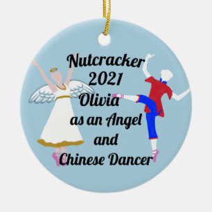Nutcracker Ornament - Angel och kinesisk