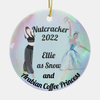 Nutcracker Ornament-Arabian och Snö Ceramic Orna Julgransprydnad Keramik