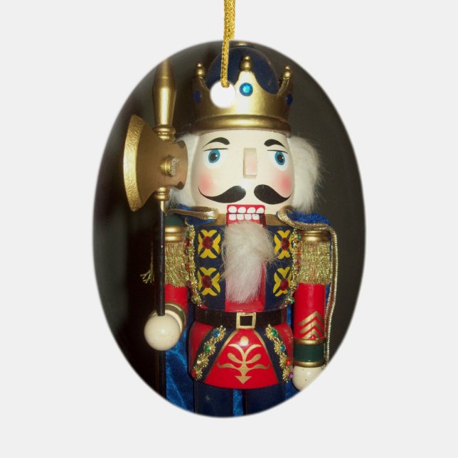 Nutcracker Oval Ornament (Framsidan)