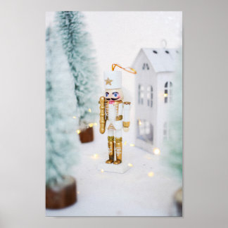 Nutcracker på vinter poster