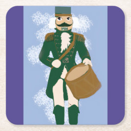 Nutcracker Paper Coasters Frosted Violet Underlägg Papper Kvadrat