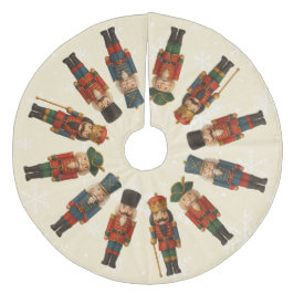 Nutcracker Parad Julgran Skirt Julgransmatta Fleece