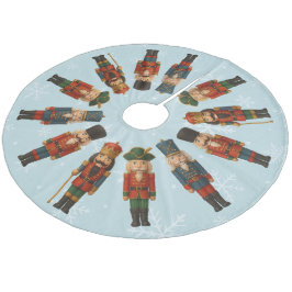 Nutcracker Parad Julgran Skirt Julgransmatta Fleece
