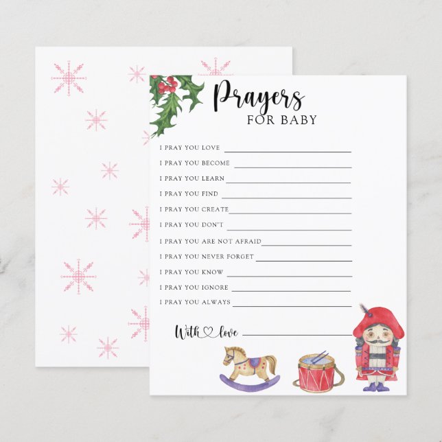 Nutcracker - Party | böner för baby (Fram/baksida)