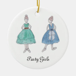 Nutcracker Party Girls Keepsak Ornament