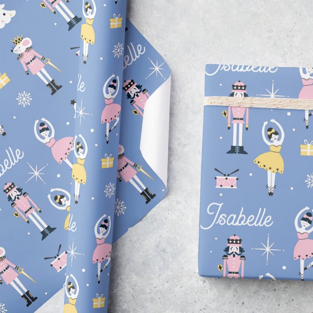 Nutcracker Pastel - Anpassat namn - jul Presentpapper (Skapare uppladdad)