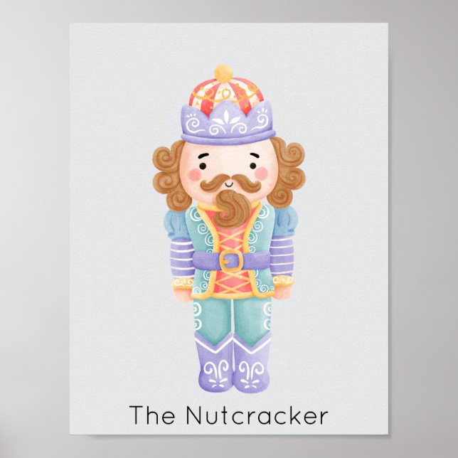Nutcracker Pastel Jul Poster (Framsidan)
