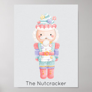 Nutcracker Pastel Jul Poster