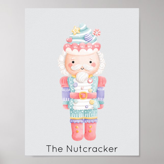 Nutcracker Pastel Jul Poster (Framsidan)