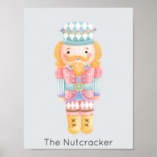 Nutcracker Pastel Jul Poster