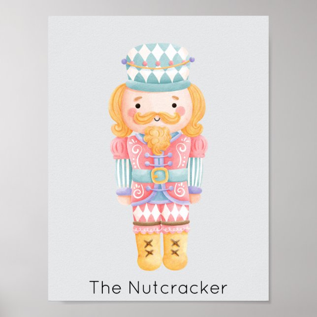 Nutcracker Pastel Jul Poster (Framsidan)