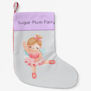 Nutcracker Pastel Sugar Plum Fairy Liten Julstrumpa