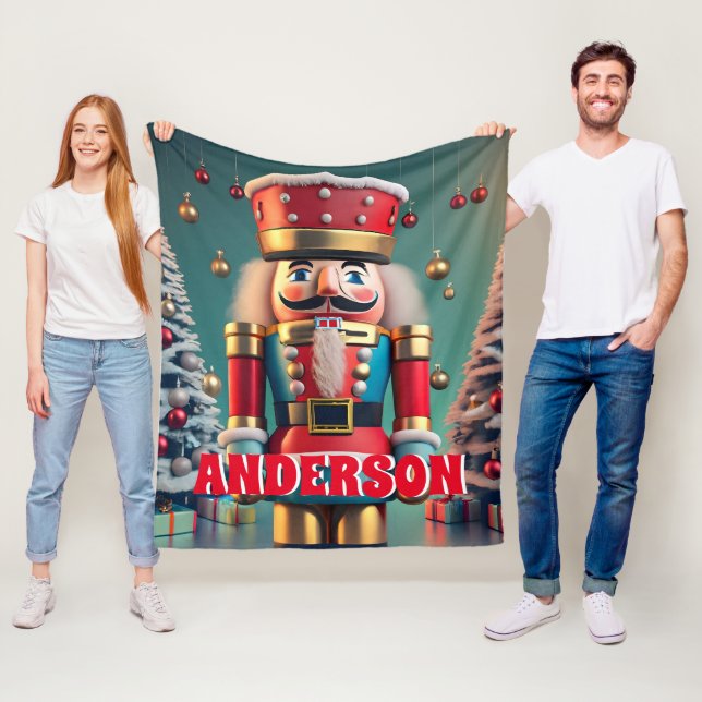 Nutcracker Personlig Kids Fleecefilt (På plats)