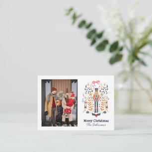 Nutcracker Photo jul-Helgdag-kort Anteckningskort