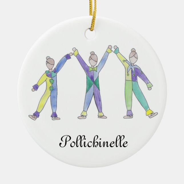 Nutcracker Pollichinelle Keepsak Ornament (Framsidan)