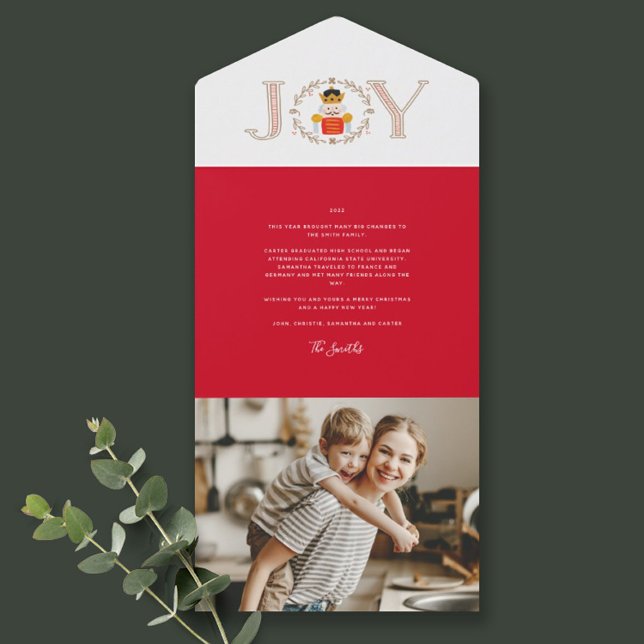 Nutcracker Prince Helgdag Photo Trifold Cards (Skapare uppladdad)