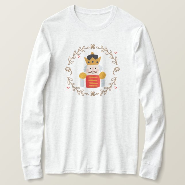 Nutcracker Prince-Långärmad T Shirt (Design framsida)