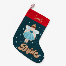 Nutcracker Princess Fairy Bride Groom Liten Julstrumpa