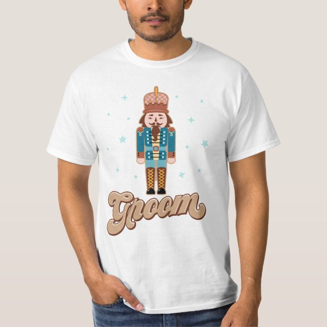 Nutcracker Princess Fairy Bride Groom T Shirt (Framsida)