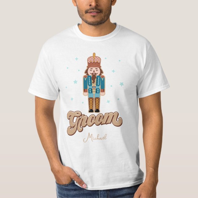 Nutcracker Princess Fairy Bride Groom T Shirt (Framsida)