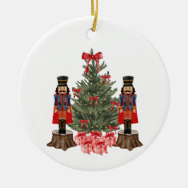 Nutcracker Red Bow Julgran Gift Ornament
