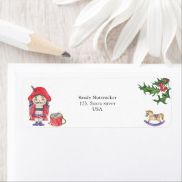 Nutcracker Returadress Etikett