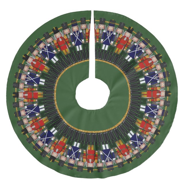 Nutcracker Ring-Julgran Skirt Julgransmatta Borstad Polyester (Framsidan)