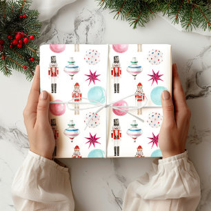 Nutcracker-Roligt Färg jul Presentpapper