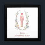 Nutcracker Rosa Botanisk jul Minnesask<br><div class="desc">Nutcracker Rosa Botanisk julklapp</div>