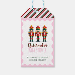Nutcracker Rosa Girl Girl Baby Shower Presentetikett