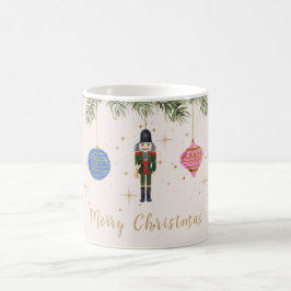 Nutcracker rosa guld kaffemugg