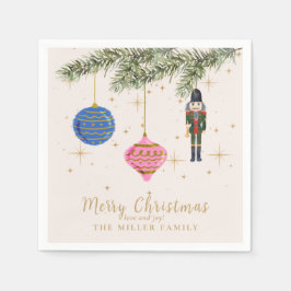 Nutcracker, rosa pappersservett