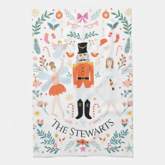 Nutcracker Scene Personlig Kitchen Towel Kökshandduk