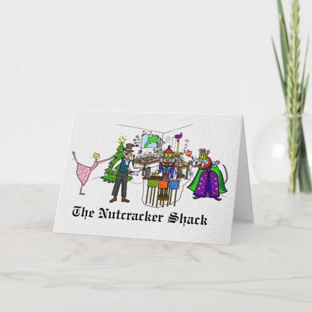 Nutcracker Shack Ham Radio-julkort Kort (Framsida)