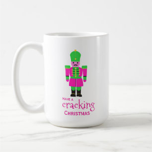 Nutcracker-shock rosa kaffemugg