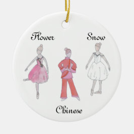 Nutcracker Snö/Chinese/Flower Keepsakes Ornament