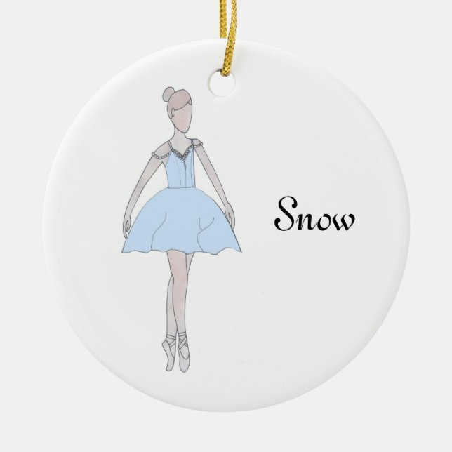 Nutcracker Snö Keepsak Ornament (Framsidan)