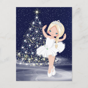 Nutcracker Snö Queen i delstaten Snö Helg Vykort