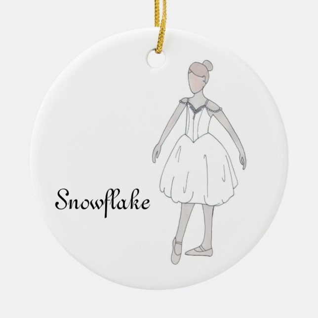 Nutcracker Snowflake Keepsak Ornament (Framsidan)