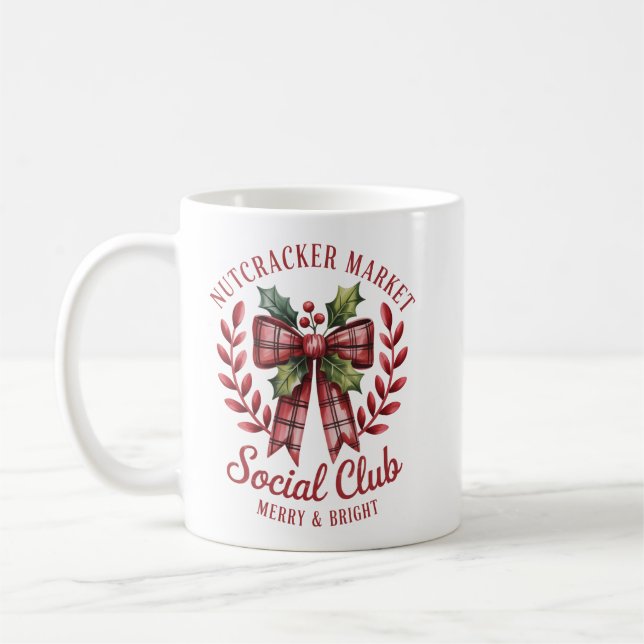 Nutcracker Social Club Shopping Marknad Grupp  Kaffemugg (Vänster)