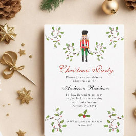 Nutcracker-soldaten och Holly-julen party Meddelande