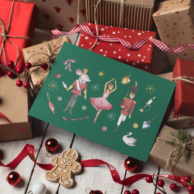 Nutcracker Soldier God jul Vykort (Skapare uppladdad)