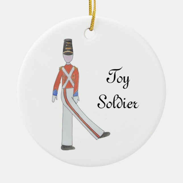 Nutcracker Soldier Keepsak Ornament (Framsidan)